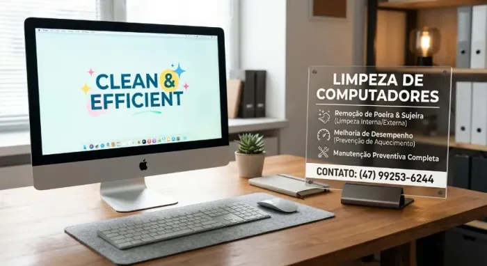 limpeza e manutenção de computadores 