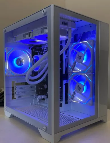 Pc Gamer Branco Ryzen 7 5700g 16GB ram nvme 500gb- Loja física