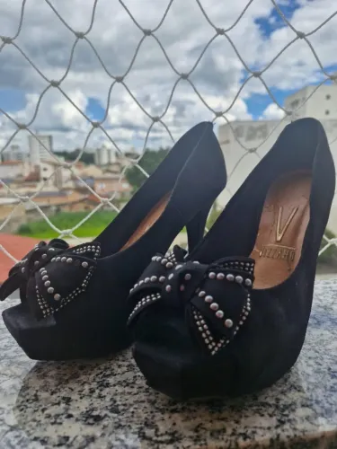 sapato salto feminino Vizzano nº 35