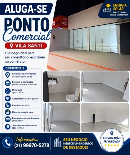 Aluga-se ponto comercial
