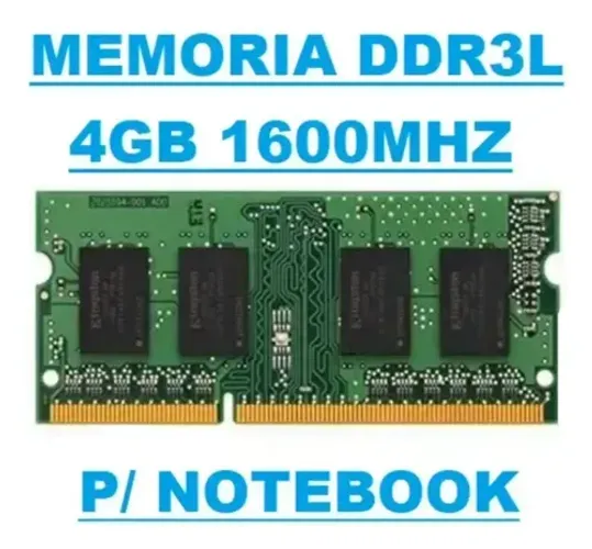 DDR 3L notebook 4 gb 1333/1600 MHZ - Aldeota