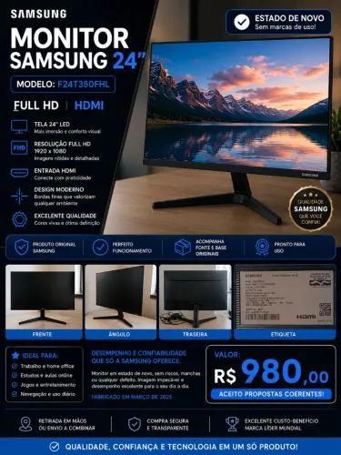 Monitor Samsung 240hz
