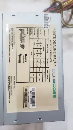 Fonte Atx Bluecose 250w em perfeito estado de uso