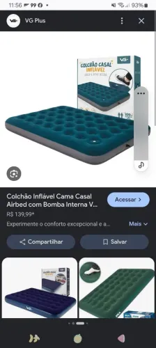 Colchão inflamável