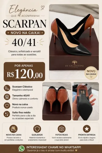Scarpan 40/41 novo