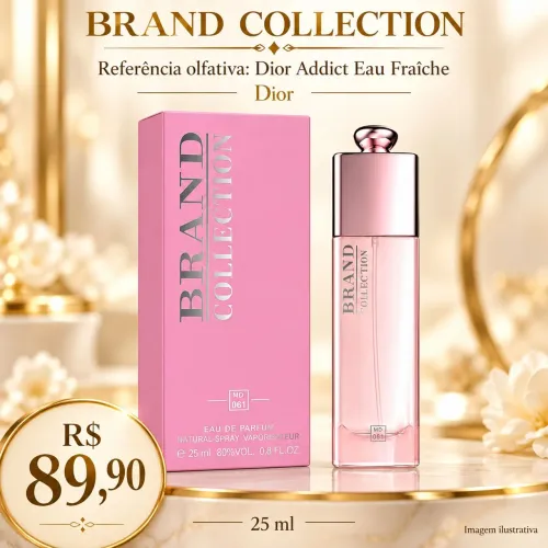 Perfume Brand Feminino Inspiração Dior Addict