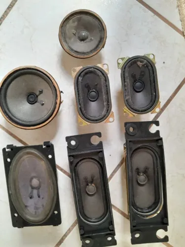 Kit 7 Alto falantes +- 7cm