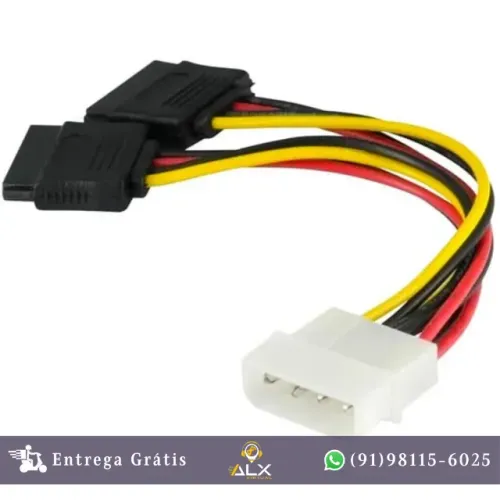 Cabo Conversor de Força Fonte x Hd Sata Cbst0002 Storm *ENTREGA GRÁTIS*