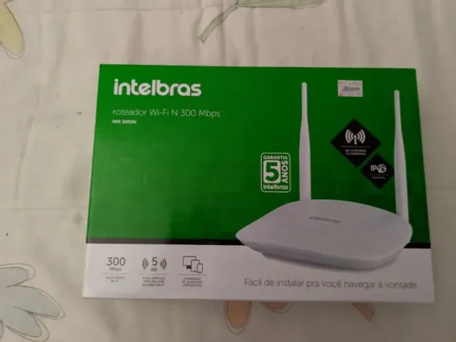 Roteador Wi-Fi Intelbras IWR 3000N 300Mbps (Com Caixa - Impecável)