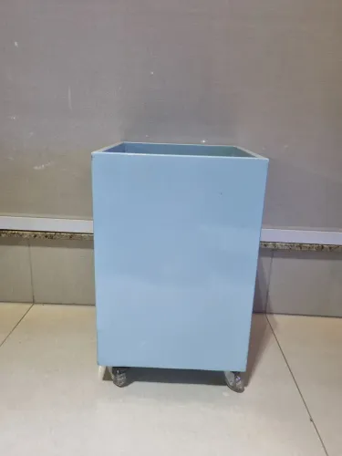 Caixa Organizadora Baú com Rodinhas Azul