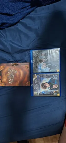 Kit blurays animais fantasticos 1 e 2 com luva no 1