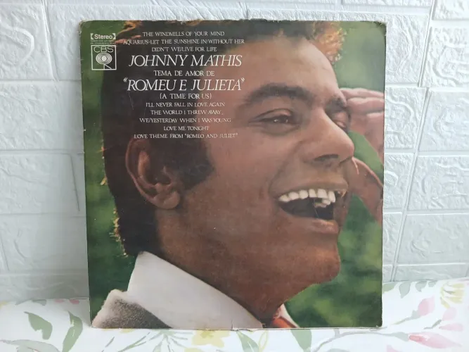 Disco de vinil Johnny Mathis Romeu e Julieta