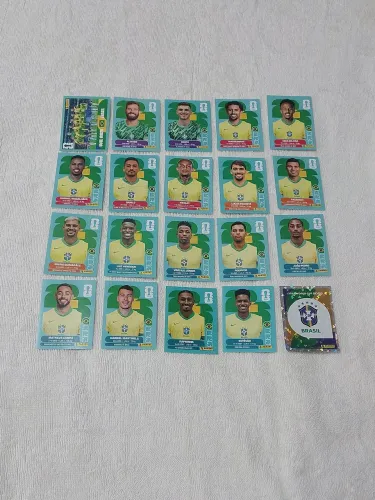Lote 360 figurinhas copa 2026 originais Seleção do Brasil