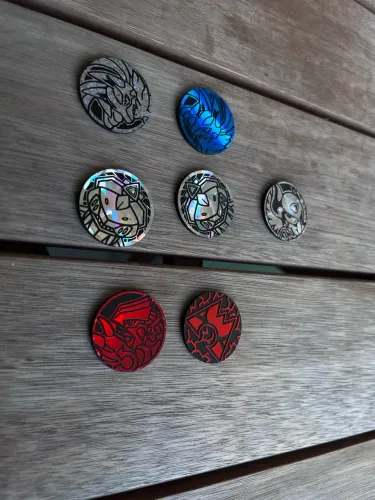 Moedas Pokémon colecionáveis