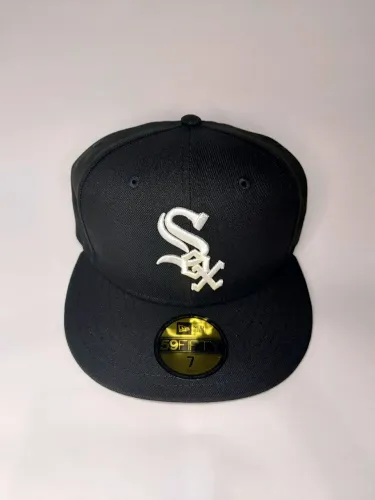 Boné Chicago white Sox preto - New era - 59fifity - fechado  - 5950 - Baseball
