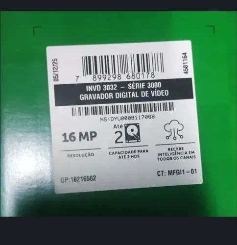Gravador Digital de Vídeo Intelbras INVD3032