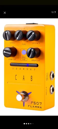 Pedal de guitarra Impulse response Flamma Cab FS-07