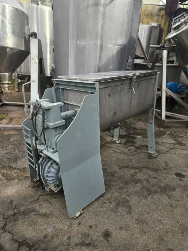 Misturador inox, Ribbon a pás - 500 litros totais