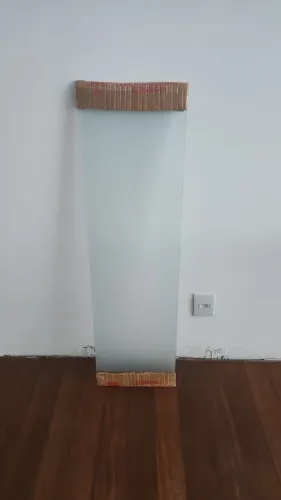 Vidro jateado 1.16x34 ideal para placa/ mensagens
