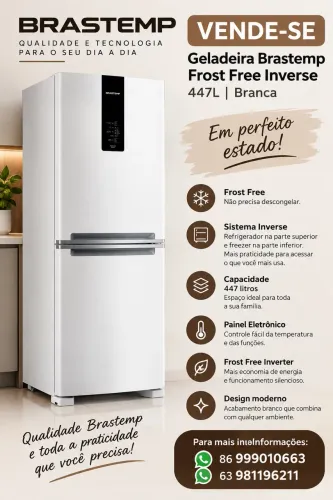 Vendo Geladeira Brastemp Inverse