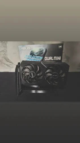 Placa de vídeo NVIDIA ASUS RTX 3060 TI 8GB DUAL MINI V2 OC