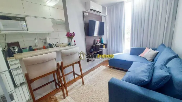 Apartamento com 2 dormitórios à venda, 60 m² por R$ 330.000,00 - Granja dos Cavaleiros - M