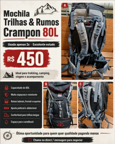 Mochila de trilha