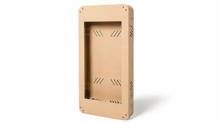 Totem Digital - Caixa em MDF para TV de 32 Polegadas Em Formato de Telefone Celular