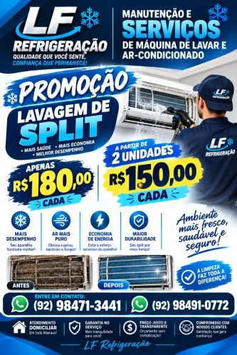 Serviços de refrigeração
