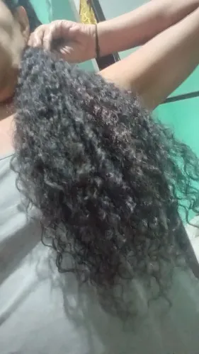 Cabelo humano cacho1