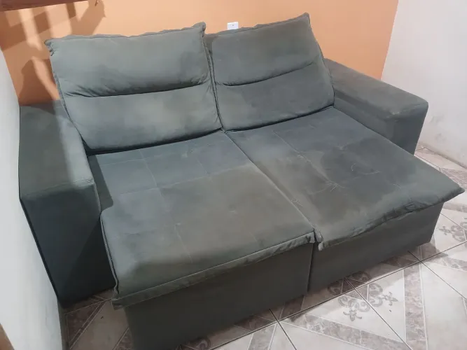Sofá Retrátil e Reclinável (aceito cartão)