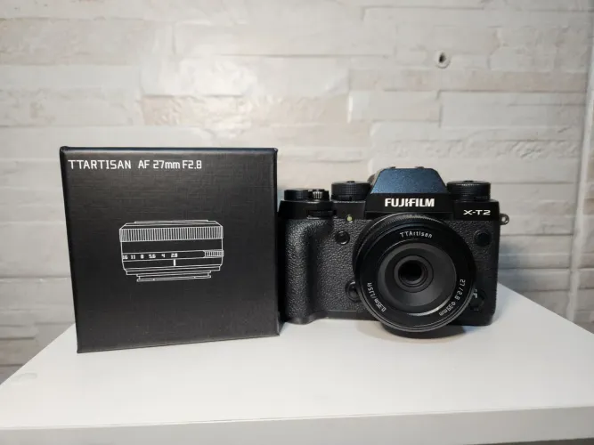 Fujifilm XT2 + lente 27mm 