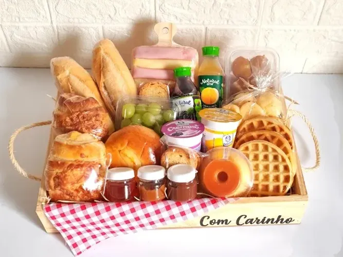 Cestas de café da manhã com frete grátis