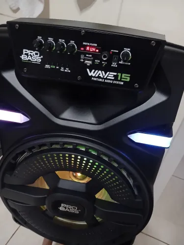 Caixa Pro Bass Wave 15 " Bluetooth