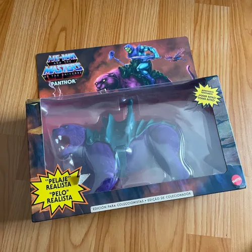 Panthor do esqueleto MOTU aveludado 