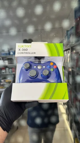 Controle Para Xbox 360 e PC USB - Azul novo 