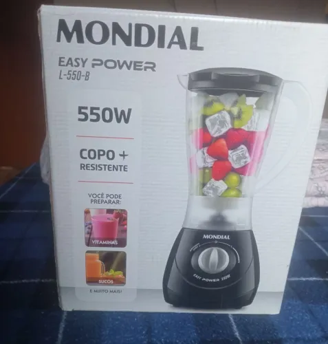 Liquidificador mundial easy power 550W