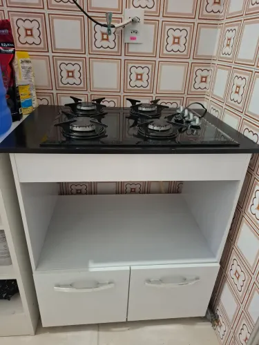 Balcão com cooktop