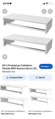 Vendo prateleira