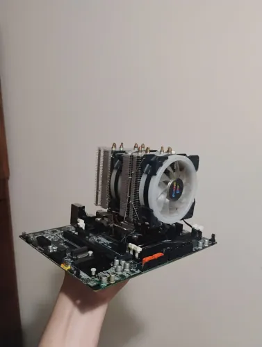 Kit x99 xeon E5 2670v3 com cooler torre de 2 fans