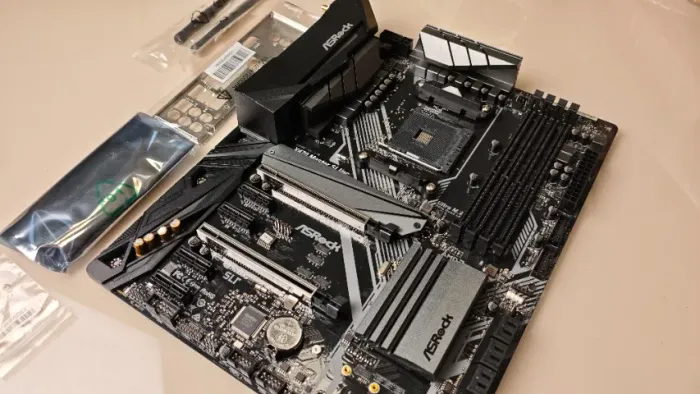 Placa mãe AM4 AsRock X470 Master SLI/ac