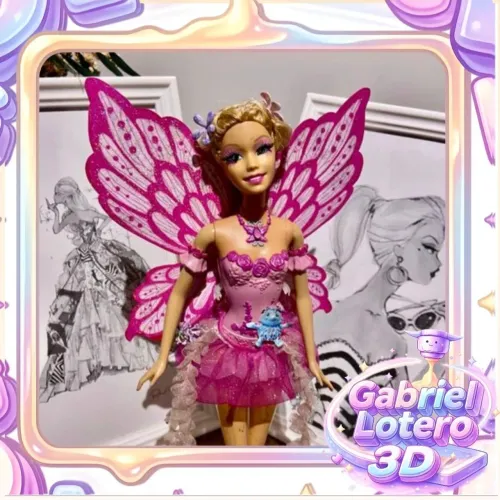 Asas Barbie Elina Fairytopia Mermaidia artesanais