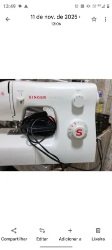 Máquina de costura doméstica 550 reais