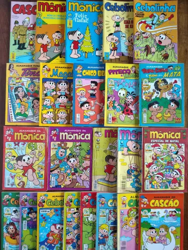 Pacote com 23 edições variadas da Turma da Mônica