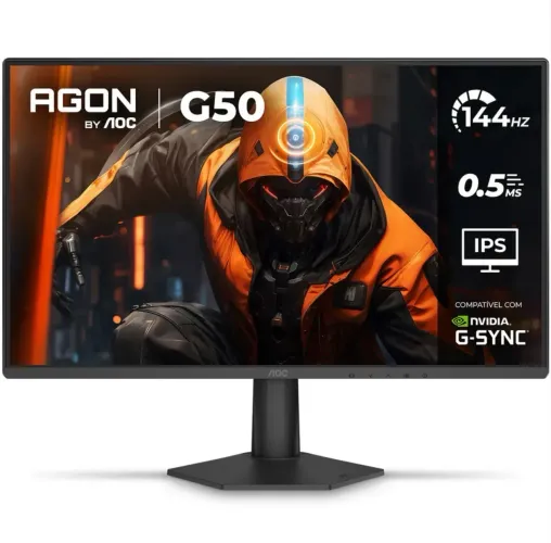 Monitor Gamer AOC AGON G50 24" 144Hz 0,5ms IPS HDR10 G-SYNC 24G50F - [ LACRADO ]