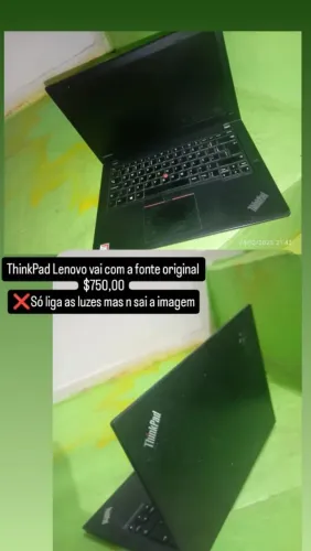 thinkPad Lenovo com fonte original