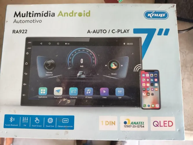 Multimídia automotivo Android Knup 