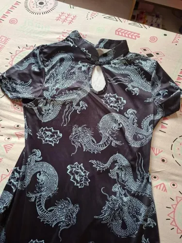 Vestido dragão chinês