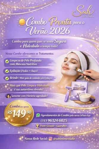 Limpeza de Pele Simples ou Profunda