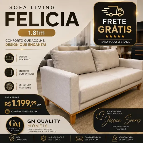 Sofa Living Felicia 1.80m